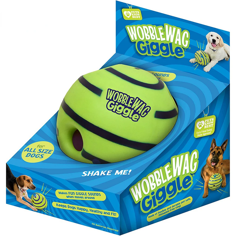 Wobble Wag - Bola interativa para cães