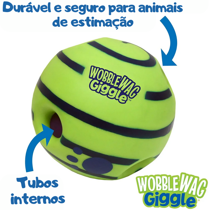 Wobble Wag - Bola interativa para cães