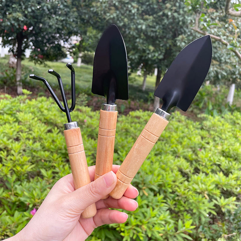 GardenEssentials- Kit Compacto de Pás e Ancinho para  Jardim